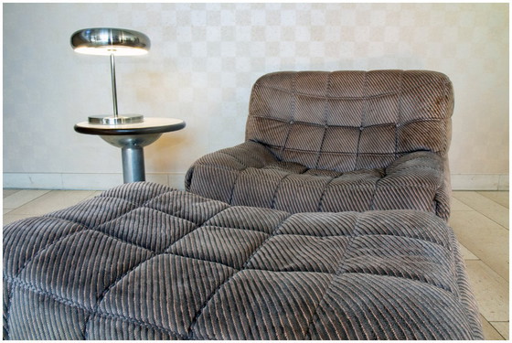 Image 1 of Poltrona Kashima e il suo pouf, Ligne Roset 1976, Michel Ducaroy