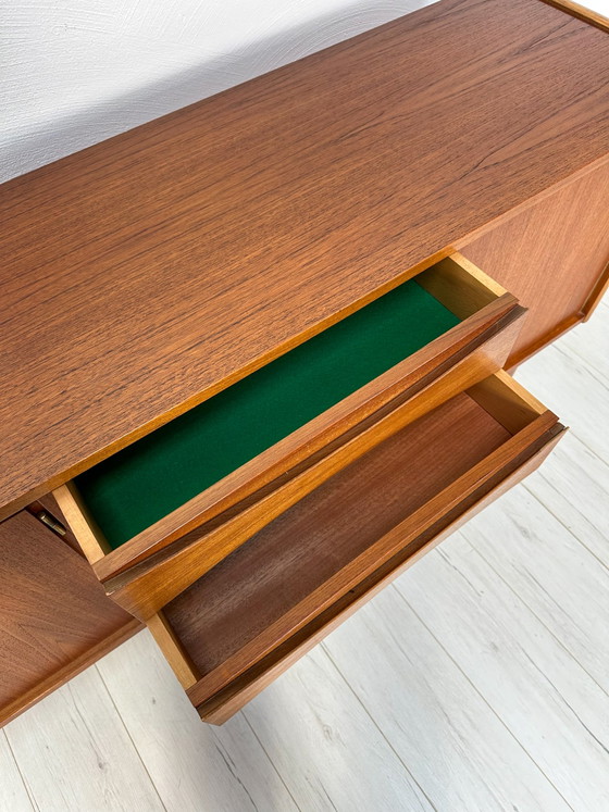 Image 1 of 1960s Vintage Large Minimalistic Mid-Century Teak Sideboard
