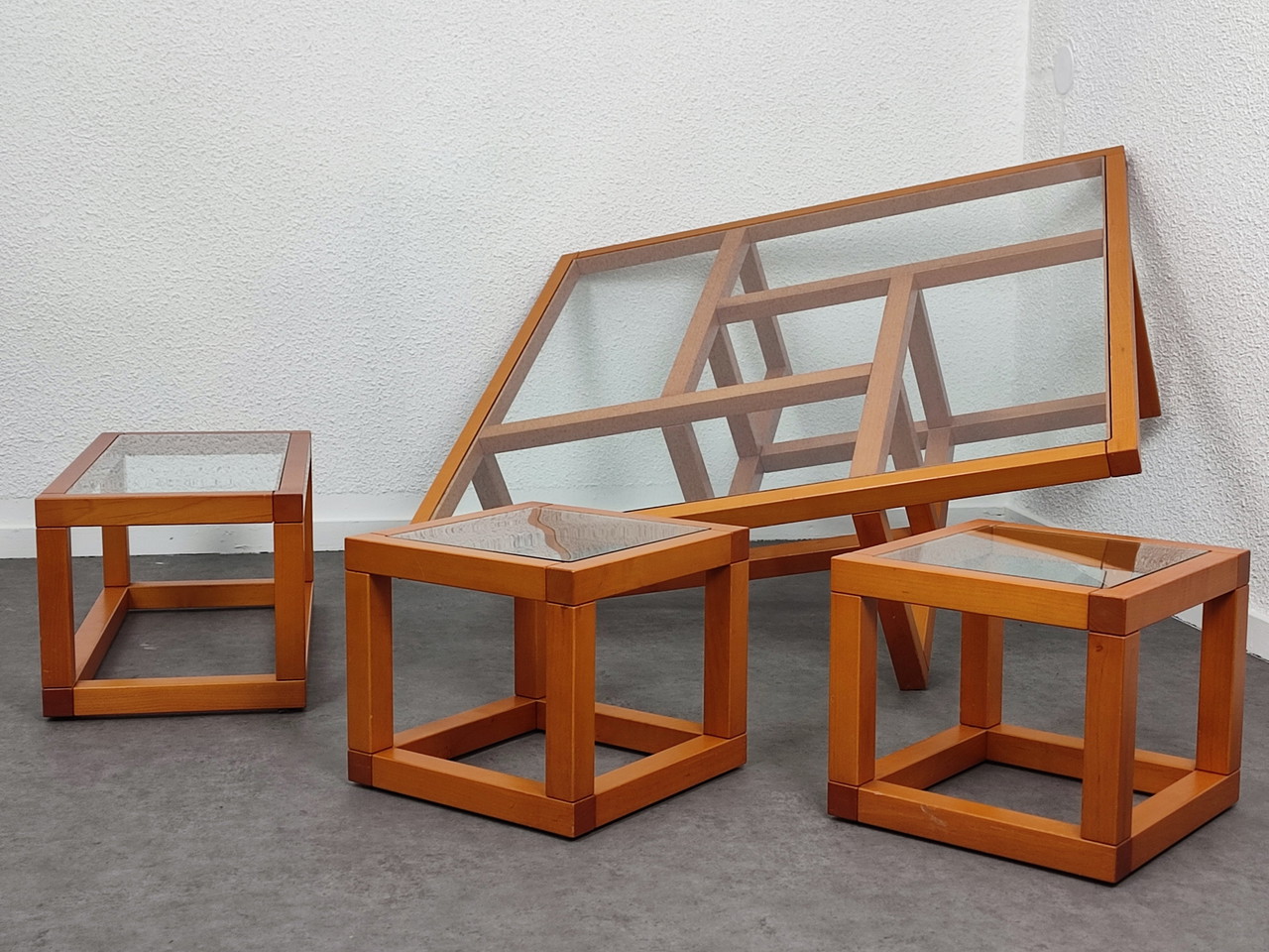 Tavolino componibile Roche Bobois anni '80