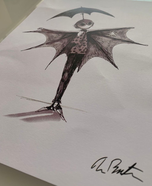 Tim Burton – Untitled – Signed Official Limited Edition Print – 20×30 cm