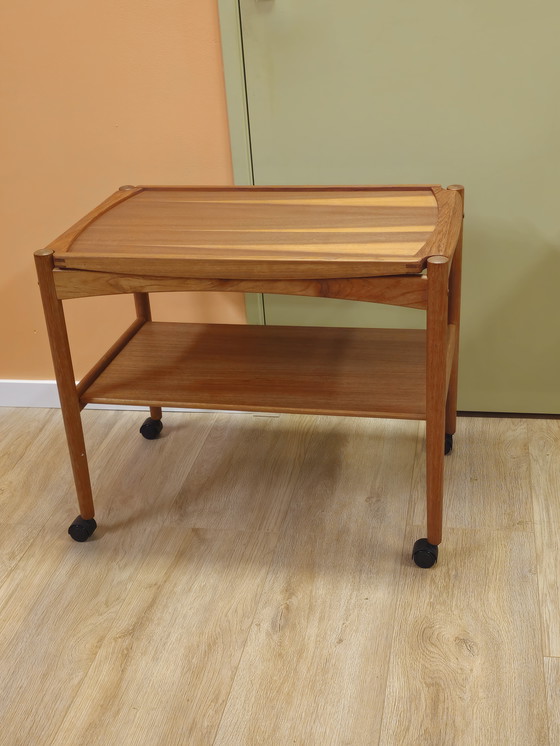 Image 1 of Vintage Poul Hundevad Serving Trolley Drinks Cart