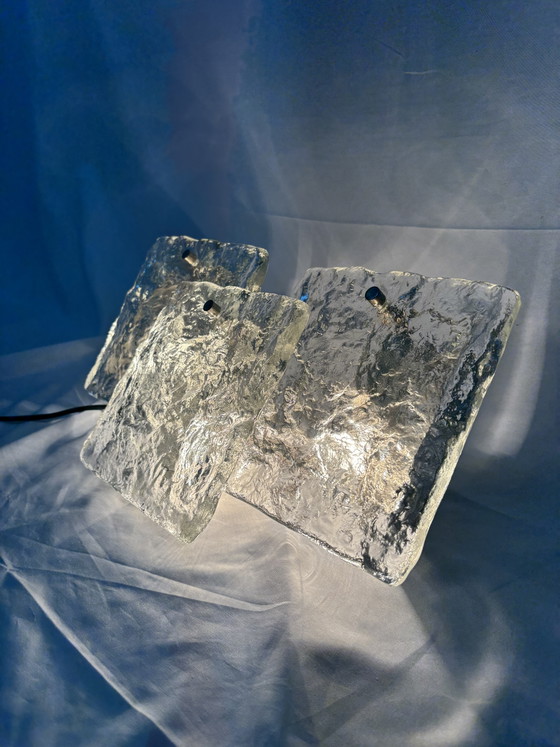 Lampada da parete vintage in vetro effetto ghiaccio di J.T. Kalmar Franken, anni '60. – J.T.Kalmar Franken (photo 7 of 14)