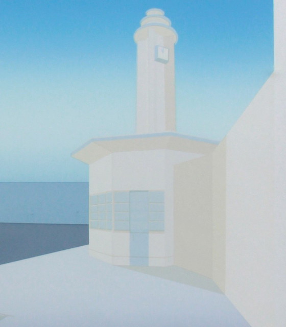 Image 1 of Lithographie "Rote Stühle" von Ole Kurtzau