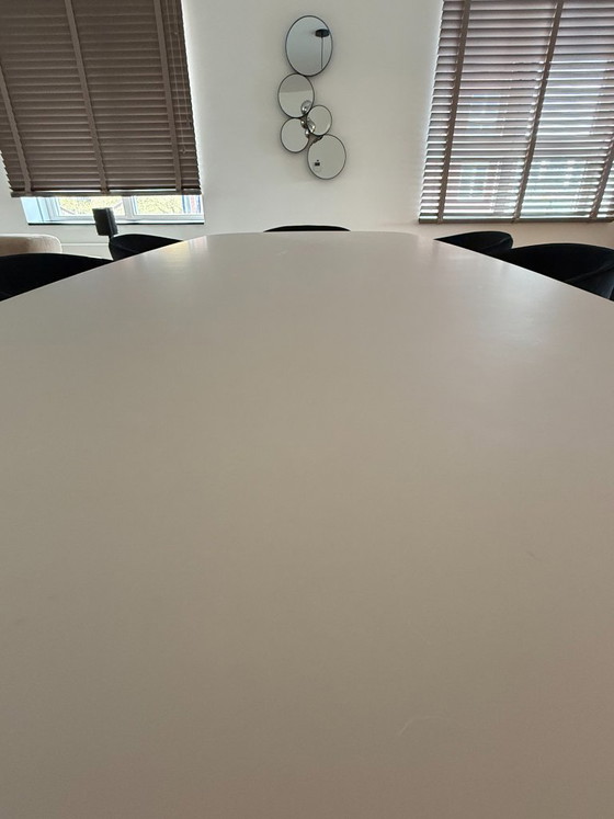 Image 1 of Kas20 Luxury oval Fenix ​​dining table 240x110 cm – Beige Arizona