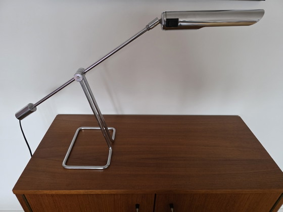 Lampada scandinava Abo Randers anni '70 – Lampade da scrivania, Metal, Chrome (photo 8 of 10)