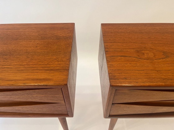 Image 1 of Pair of Large Bedside tables by Niels Clausen