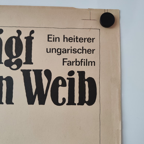 Image 1 of El diablo golpea a su esposa / Póster de la película