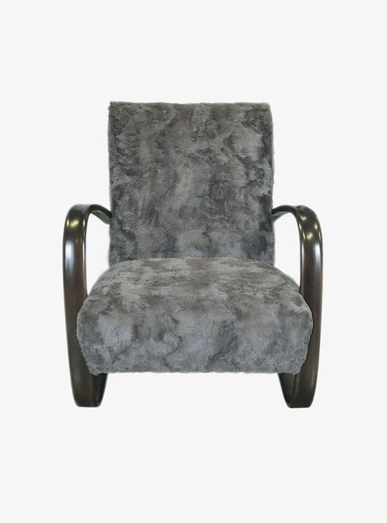 Set of Model H 269 Lounge Chairs by Jindrich Halabala, 1930s, Armchairs, Brown (photo 5 of 7)