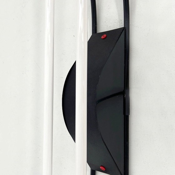 Image 1 of Arced Black Neon Wall Lamp by Gian N. Gigante for Zerbetto, 1980s