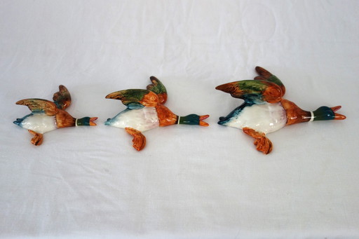 3 keramische eenden van Beswick, Engeland 1960