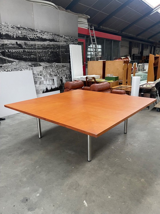 2x Unique Danish Design Large Tables – Metal, Wood, Vintage (photo 2 of 10)