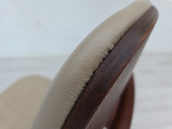 Image 1 of 1960er Jahre Dänisches Design von Arne Vodder, 3 Stühle, Teakholz, Möbelleder