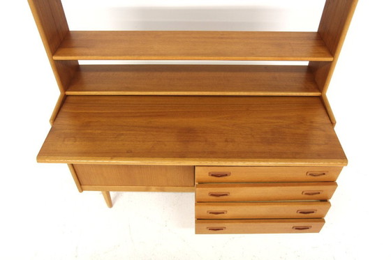 Image 1 of Skandinavischer Sekretär aus Teak und Eiche, Schweden, 1960