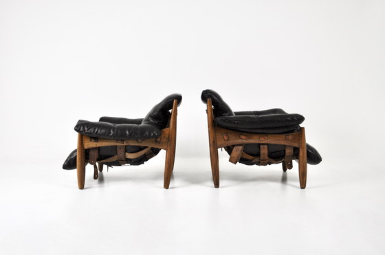 Image 1 of "Sheriff" Lounge Chairs By Sergio Rodrigues For Isa Bergamo, 1960S, Set Of 2