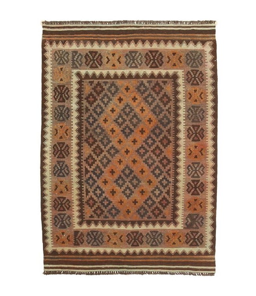 130x90cm Vintage Kelim Alter Stil 100 % Wolle Kelim Tapijt Maimana