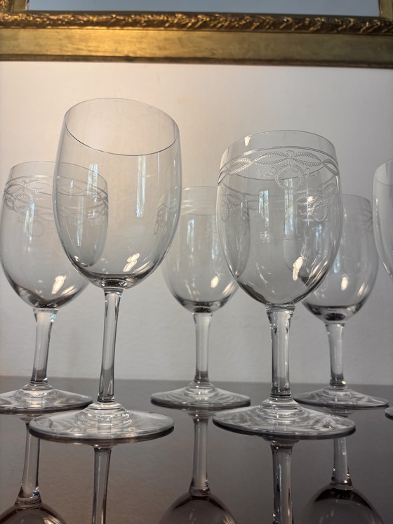 Image 1 of 4 Perfektion Glasses & 2 Byzantinisches Baccarat