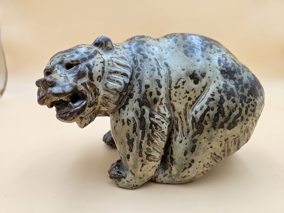 Image 1 of Orso smaltato Royal Copenhagen di Knud Kyhn 1950 raro