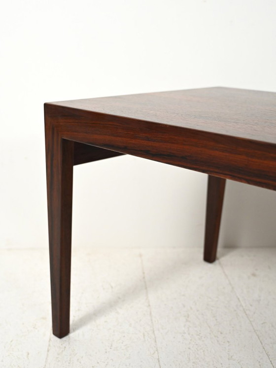 Image 1 of Coffee table in rosewood by Severin Hansen for Haslev Møbelsnedkeri