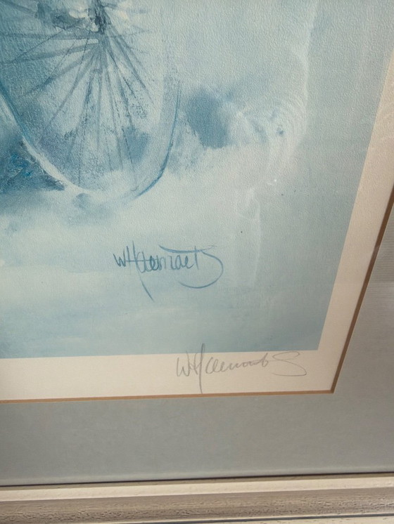 Image 1 of Tout prend des couleurs grâce à la lithographie originale de Willem Haenraet