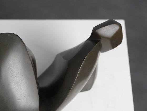 Sculture astratte in bronzo di figura femminile di Francine Govers, Paesi Bassi, anni '90, Marrone, Abstract (foto 7 di 7)
