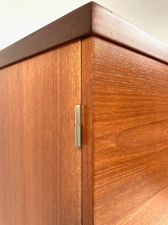 Image 1 of Mid-century vintage teak kleerkast/wandkast 1960's
