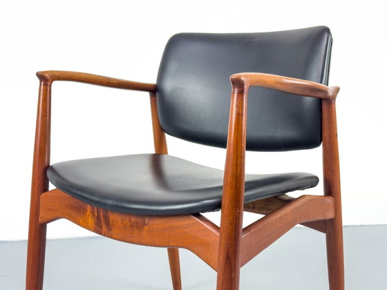 Teak Armchair by Erik Buch for Ørum Møbelfabrik, 1960s – Örum, Esszimmerstühle, Wood (photo 8 of 24)