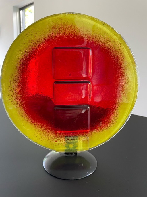 Sculpture en verre des années 1960 Brandende Zon