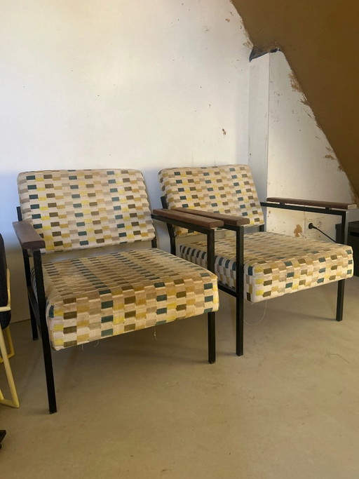 2x fauteuil et canapé Gijs van der Sluis modèle 36 DLA