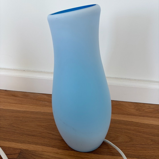 3x IKEA Mylonit Table lamps, opal glass, organic shape (photo 7 of 14)