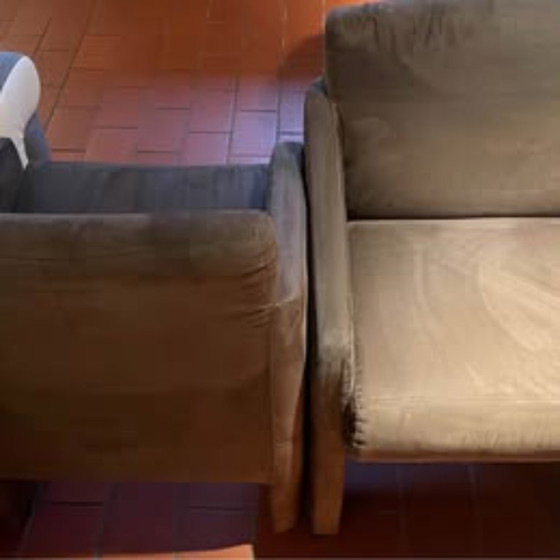 Image 1 of Esstisch mit 6 Stühlen auf Rollen