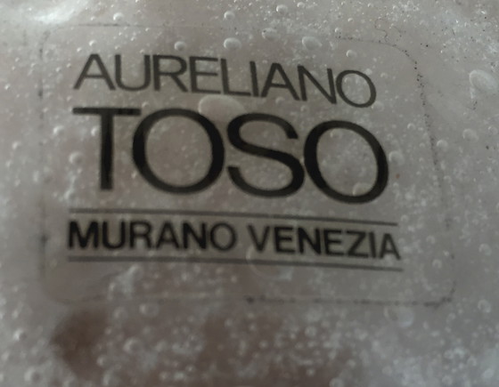 Image 1 of Lampada da parete a sfera in vetro di Murano