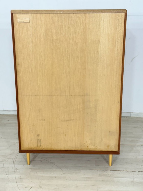 Image 1 of linnenkast uit de jaren 60 / vintage kledingkast / kledingkast in mid-century stijl