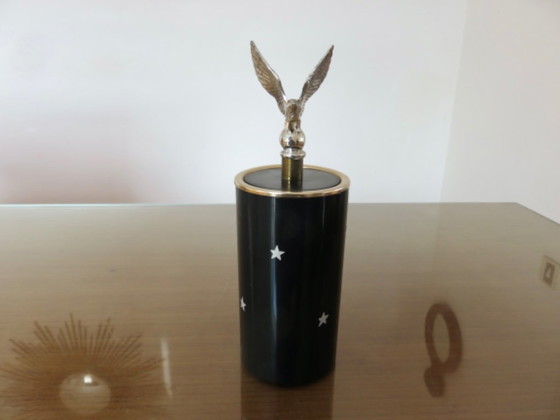 Cigarette dispenser "eagle and stars" 60-70, vintage – Decorative Objects, Metal, Brass (photo 10 of 14)