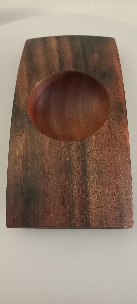 Ciotola scultorea in legno / Vide-Poche (30 cm) – Mid-Century / Japandi – Sculture, Wood (photo 4 of 6)