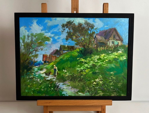 A Walk near the Village