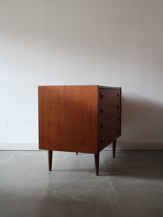 Image 1 of Vintage Danish teak chest of drawers