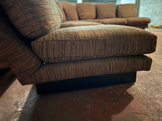 Image 1 of Canapé modulable 8 places par willy rizzo. modèle super c