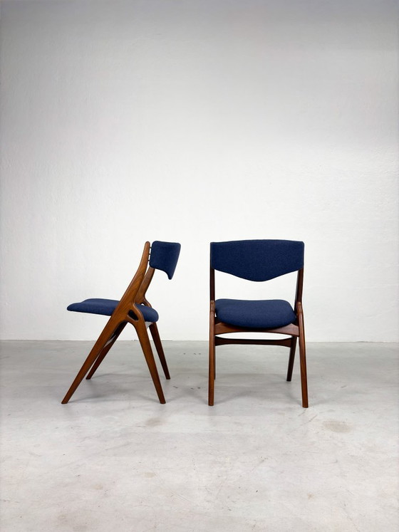 Set 'Aska' Dining chairs by Louis van Teeffelen for Wébé – Wood (photo 18 of 20)