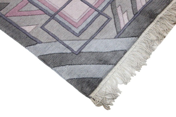 Original Modern Designer Highland Wool Rug Nepal 344 x 245 cm, Rugs & carpets, Pink (photo 3 of 7)