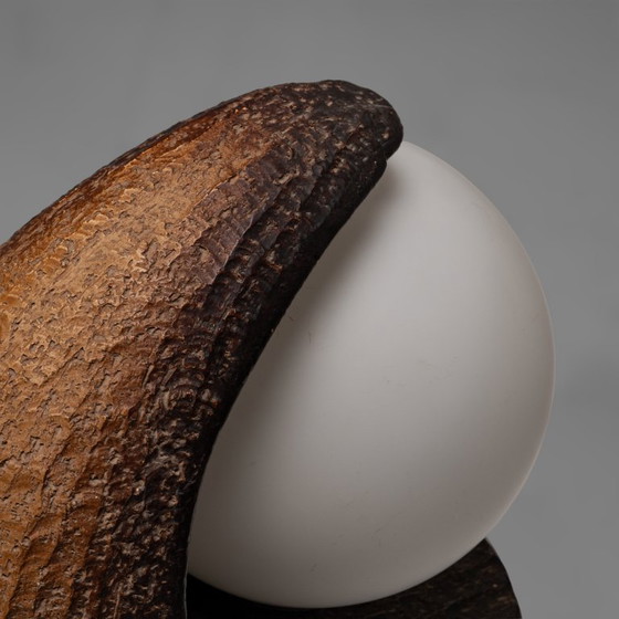 Eartly Ceramic Table Lamp by Doria Leuchten, Germany, 1970s – Glass (photo 10 of 11)