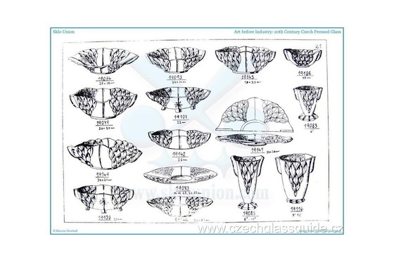 Image 1 of Art Deco vaas, Stölzle Hermanova Hut, Tsjechië, jaren 1930