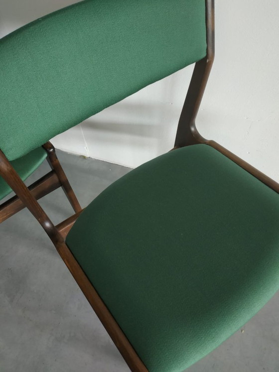 Image 1 of Chaises de salle à manger vintage danoises en teck des années 1960 (style Erik Buch)