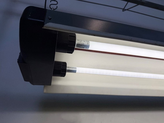 Image 1 of Lampada a sospensione industriale grigia di Elektrosvit, anni '60