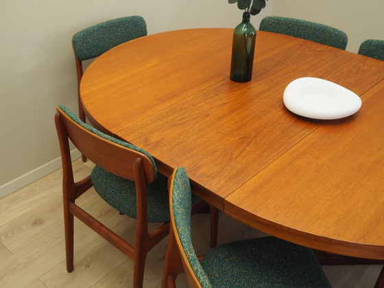 Image 1 of Satz von sechs Teakholzstühlen, dänisches Design, 1960er Jahre, Herstellung: N. & K. Bundgaard Rasmussen