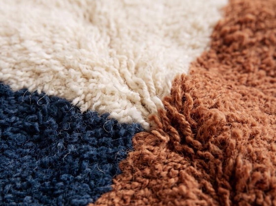 Custom-made traditional hand-woven natural wool Rugs & carpets 1.5/2.5 m, Ahrend, Textile, Blue (photo 4 of 8)