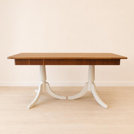 Vintage Teak Dining Table, Spain, 1950s