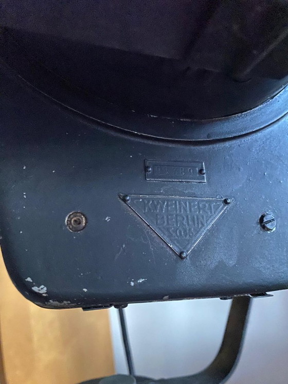 Image 1 of Foco de cine/teatro original de época (lugar de Fresnel); Fabricante: K. Weinert Berlín