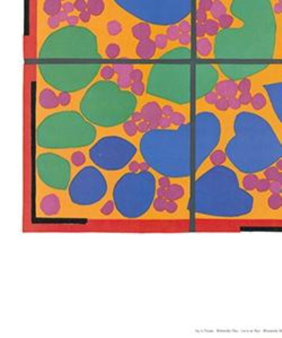 Image 1 of « Lierre en fleurs » d'après Henri Matisse (1953), d'après l'original