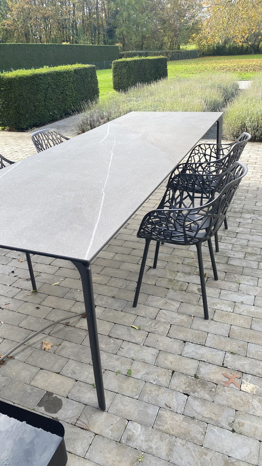 Mesa exterior rápida 300 x 100