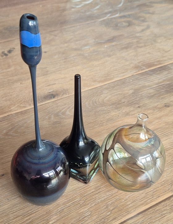 Cabinet Vases Lamp Glass Design Signed – Glass art (photo 6 of 13)